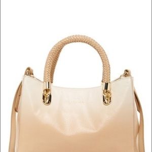 Cole Haan Benson Woven Handle Leather Bag